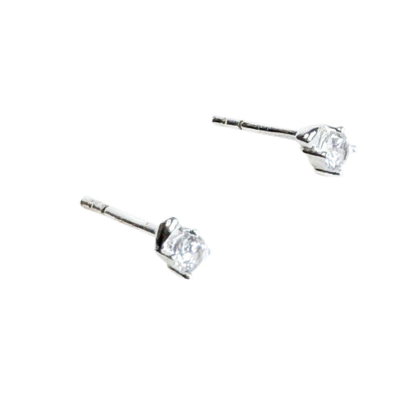 Silver Seraphina Stud Earrings | BAMBU Jewellery | boogie + birdie