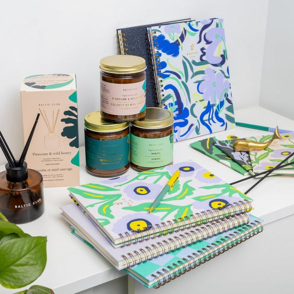 Serenade Spiral Notebook | Baltic Club | boogie + birdie