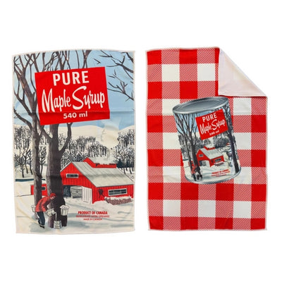 Maple Syrup Tea Towels | Set of 2 | Seracon | boogie + birdie