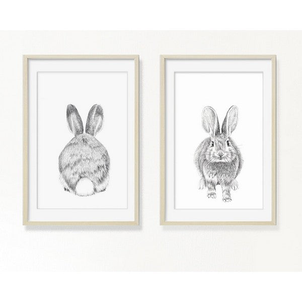 Rabbit | Set of Two Prints | Le Nid Atelier | boogie + birdie