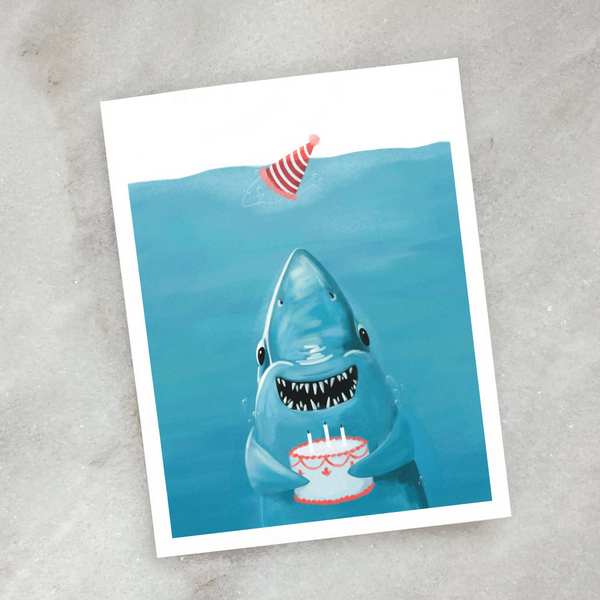 Shark Birthday Card | Le Petit Lapin | boogie + birdie