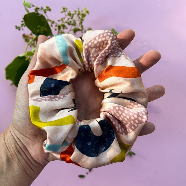 Silk She/Her Scrunchie | Dora Nola | boogie + birdie