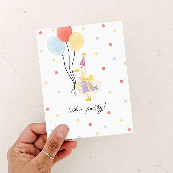 Silly Goose Birthday Card  | Almeida Illustrations | boogie + birdie