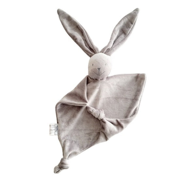 Grey Bamboo Velour Bunny Blankie | Papoum Papoum | boogie + birdie

