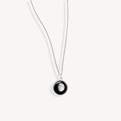 Moonglow Silver Charmed Necklace | Necklaces | boogie + birdie