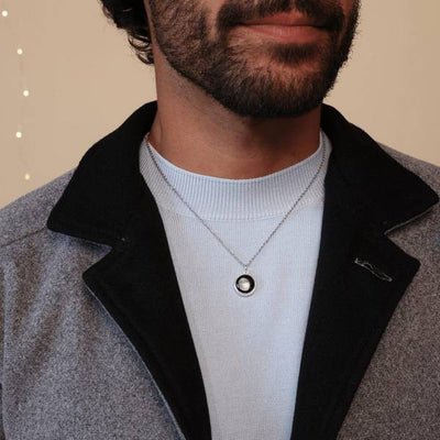 Moonglow Silver Charmed Necklace | Necklaces | boogie + birdie