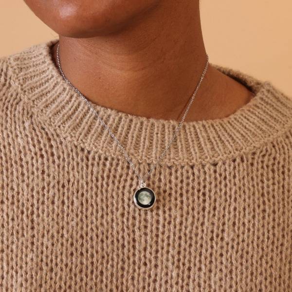 Moonglow Silver Charmed Necklace | Necklaces | boogie + birdie