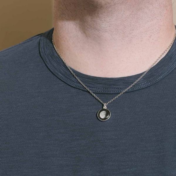 Moonglow Silver Charmed Necklace | Necklaces | boogie + birdie