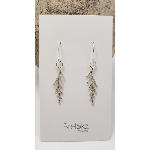 Juniper Drop Earrings Silver | Brelokz | boogie + birdie