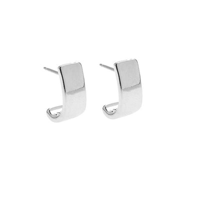 Parker Hoop Silver Earrings | Foxy Originals | boogie + birdie