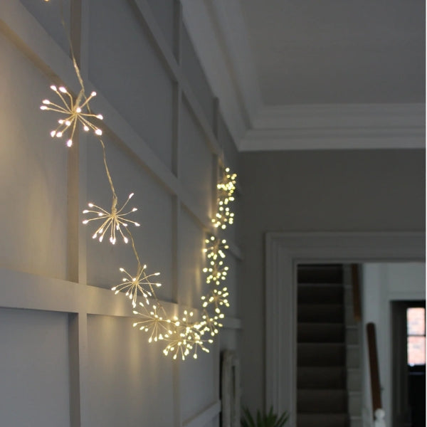 Silver Starburst String Lights | Home Decor | boogie + birdie

