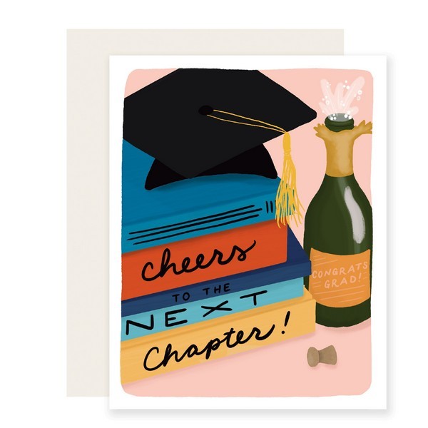 Cheers Next Chapter Graduation Card
