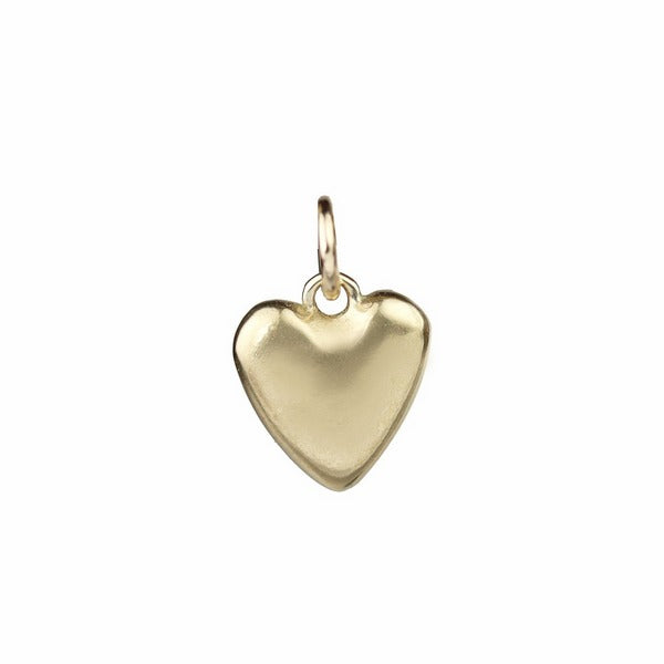 Bronze Slim Heart Charm | Marmalade | boogie + birdie

