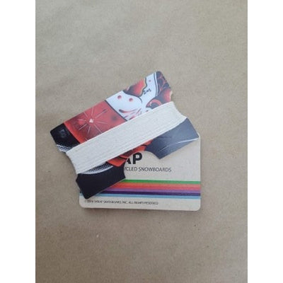 Upcycled Snowboard Slim Minimal Wallet | SKRP | boogie + birdie
