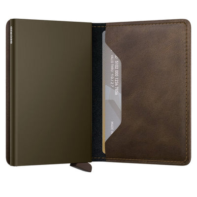 Vintage Oak Secrid Slimwallet | boogie + birdie