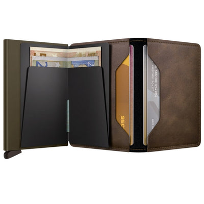 Vintage Oak Secrid Slimwallet | boogie + birdie