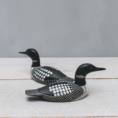 Hand-Carved Loon 7"L | Aviologie | boogie + birdie