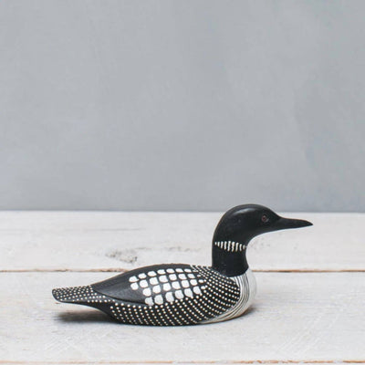 Hand-Carved Loon 7"L | Aviologie | boogie + birdie
