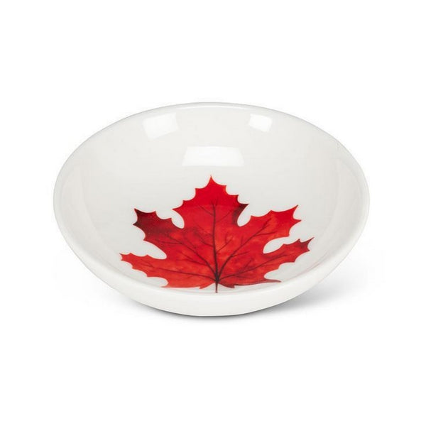 Maple Leaf Ceramic Trinket Dish | Trays + Holders | boogie + birdie