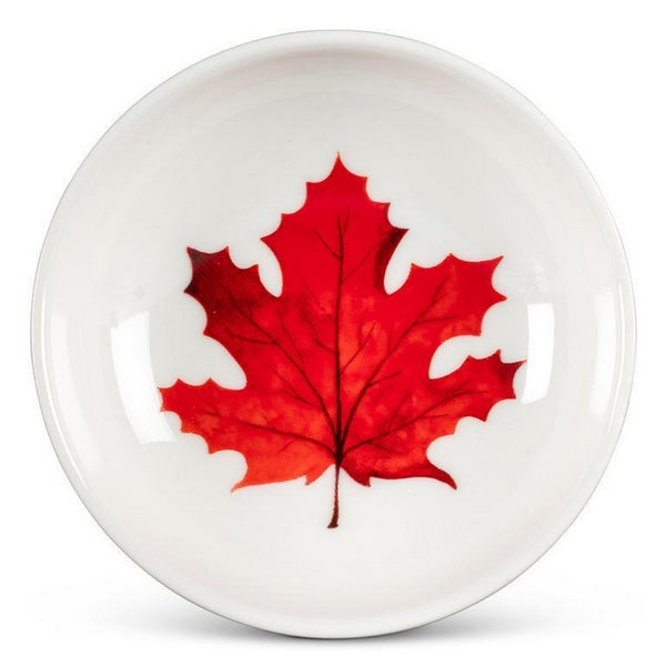 Maple Leaf Ceramic Trinket Dish | Trays + Holders | boogie + birdie