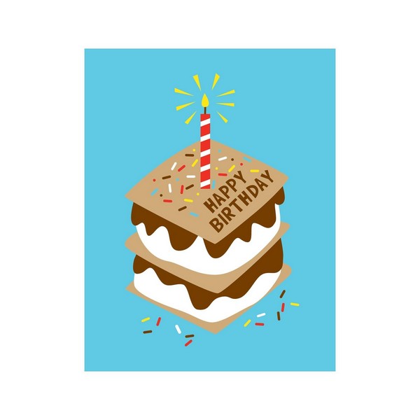 S'more Birthday Card