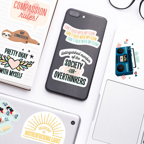 Society Of Overthinkers Vinyl Sticker | I'll Know It When I See It | boogie + birdie