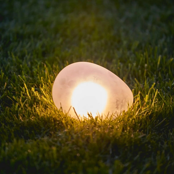 Solar Glass Pebble Light | Home Decor | boogie + birdie