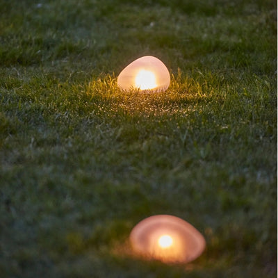 Solar Glass Pebble Light | Home Decor | boogie + birdie