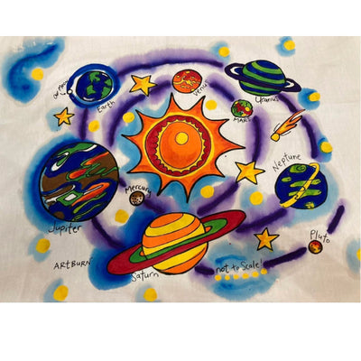 Solar System Pillowcase Painting Kit | Artburn | boogie + birdie