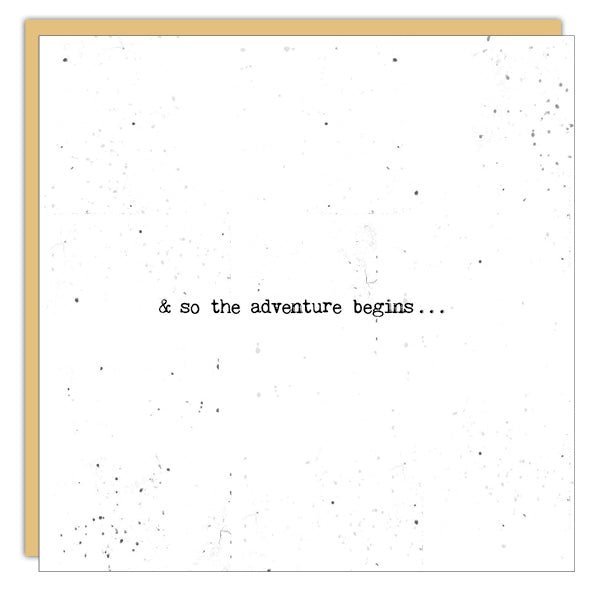 & So the Adventure Begins Card | Cedar Mountain | boogie + birdie