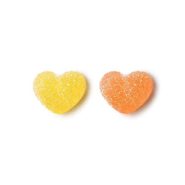 Vegan Sour Peach Hearts Gummies | Squish | boogie + birdie