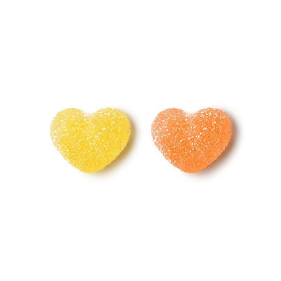 Vegan Sour Peach Hearts Gummies | Squish | boogie + birdie