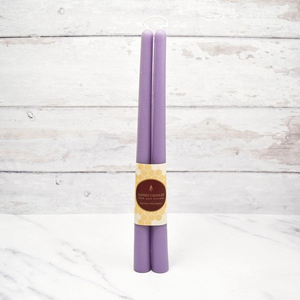 Spring Crocus Beeswax Taper Candles | Honey Candles | boogie + birdie