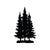 Metal Spruce Tree Black Metal Decor | Northbound Elements | boogie + birdie