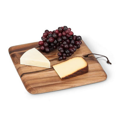 Square Acacia Wood Board with Strap | Entertaining | boogie + birdie