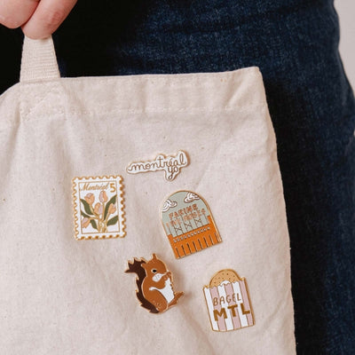 Enamel Pin Squirrel MTL | Mimi & August | boogie + birdie