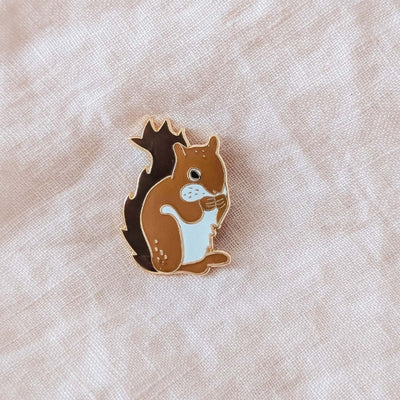 Enamel Pin Squirrel MTL | Mimi & August | boogie + birdie