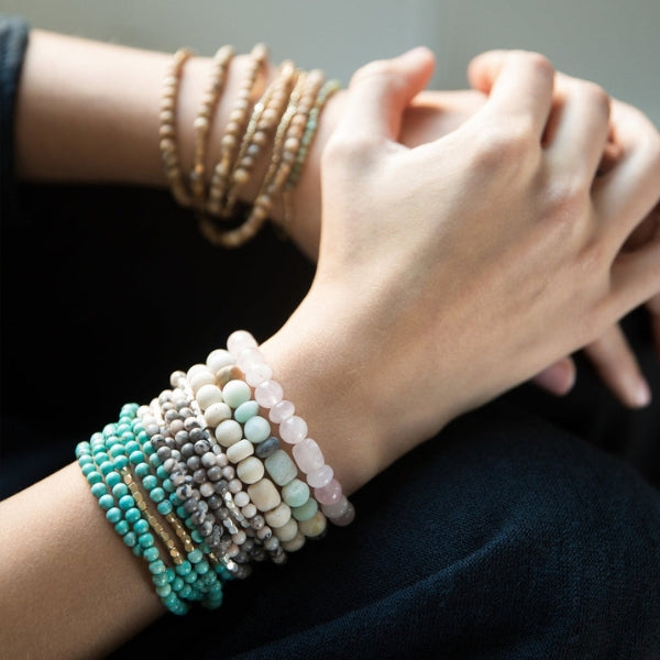 Amazonite Stacking Bracelet | Scout | boogie + birdie