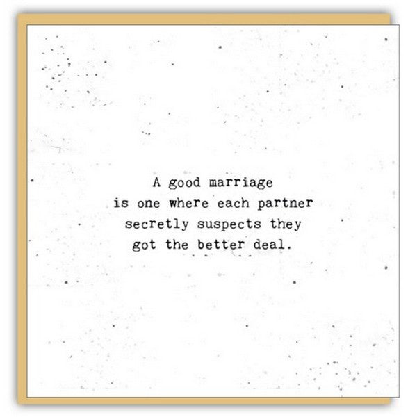 A Good Marriage Card | Cedar Mountain | boogie + birdie