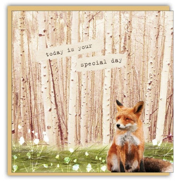 Special Day Fox Card