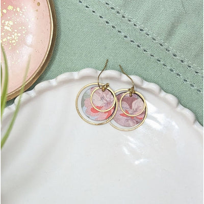 Summer Floral Brass Amaya Earrings | Hello Lovely | boogie + birdie