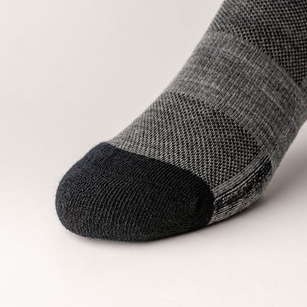 Unisex Black Summer Hiker Merino Socks | J.B. Fields | boogie + birdie