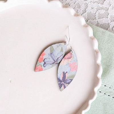 Summer Floral Small Leaf Earrings | Hello Lovely | boogie + birdie