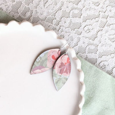 Summer Floral Small Leaf Earrings | Hello Lovely | boogie + birdie