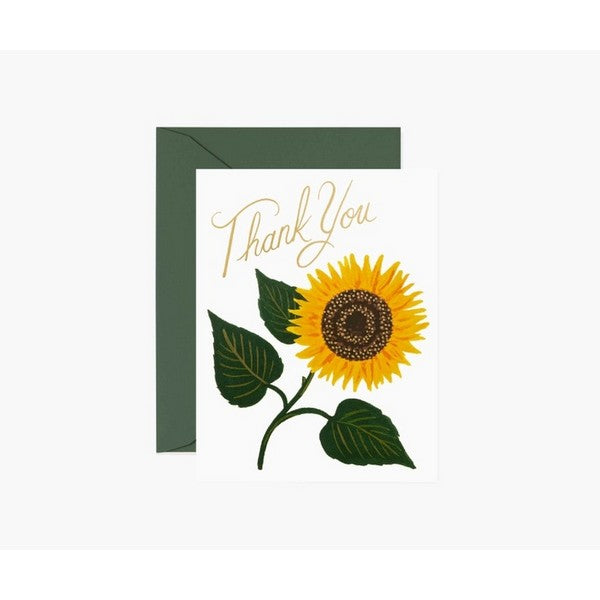 Sunflower Boxed Thank You Cards