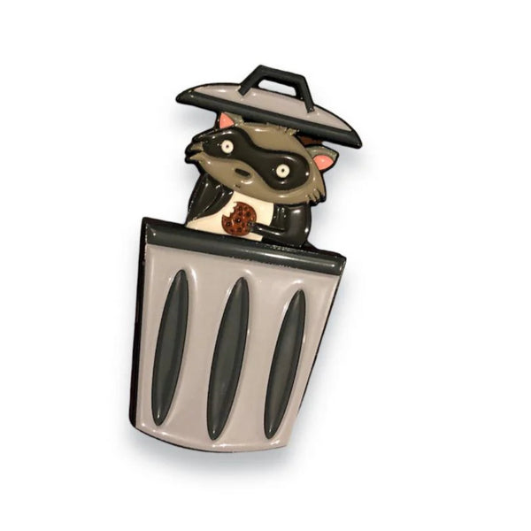 Surprise Trash Panda Enamel Pin | Evil Llama and Friends | boogie + birdie