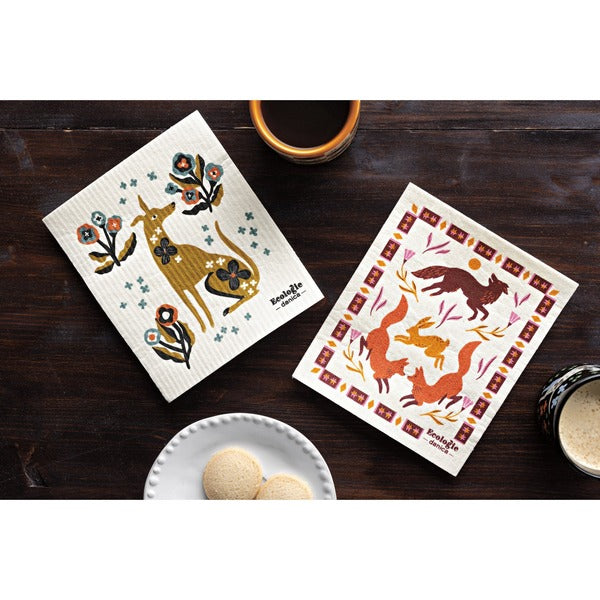 Dogwood Swedish Dishcloth | Danica Studio | boogie + birdie