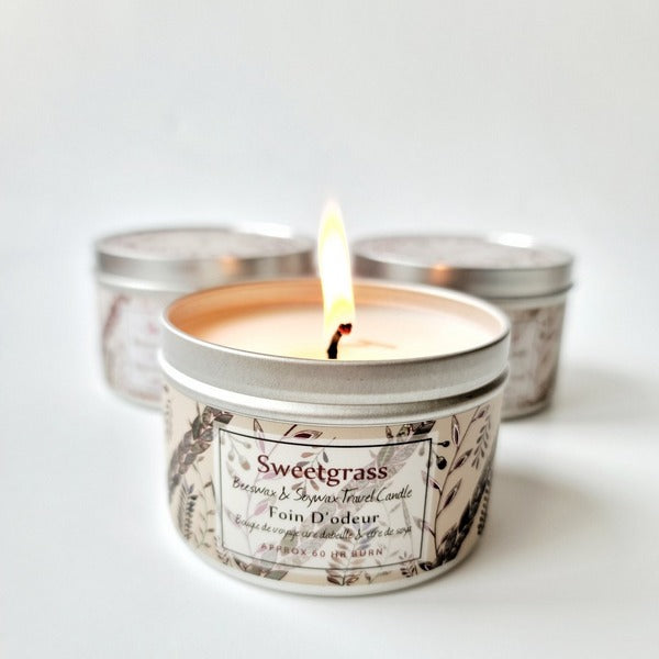 Sweetgrass Candle 60hr | Sequoia | boogie + birdie

