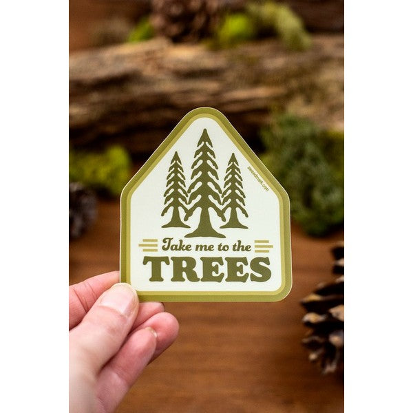 Take Me To The Trees Sticker | Amanda Weedmark | boogie + birdie