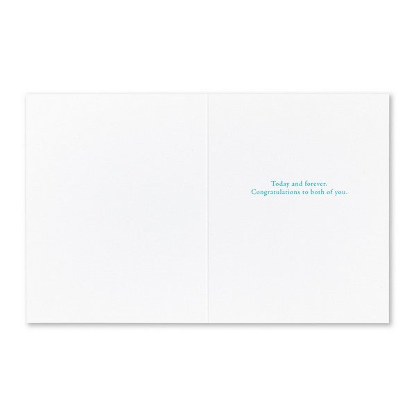 Take Time To Share Everything Wedding Card | Compendium | boogie + birdie